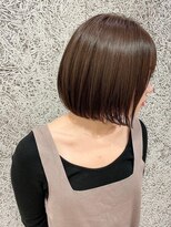アールヘアーデザイン 千種(r hair design) 小顔見せショートベージュカラーブリーチしない透明感カラー