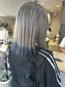 ムーンヘアホーム(MOON hair home) gray&Blue ヘムカラー
