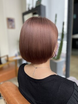 ディア レストマン(DEAREST MAN) 透明感ピンクボブ