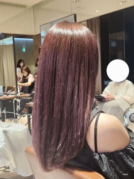 アフロート ギンザ(AFLOAT GINZA) 【Nanako。】うる艶カラー×レイヤースタイル