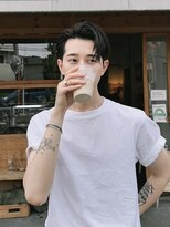メンズフェザーショート