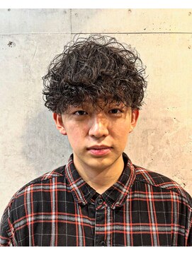 リベルテ グリット(Liberte Grit) 20代プードルパーママッシュ黒髪モテ髪学生ショート