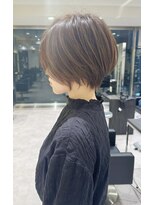 30代/40代/50代/絶壁解消/白髪ぼかし/大人小顔ショート【井川】