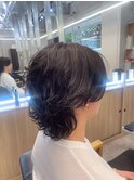 ホワイトメッシュ/ツイスト/ツイスパ/パーマ/メンズ/眉毛