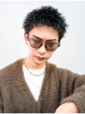 スパイキーショート/ブルーブラック/フェザーパーマサーフカール