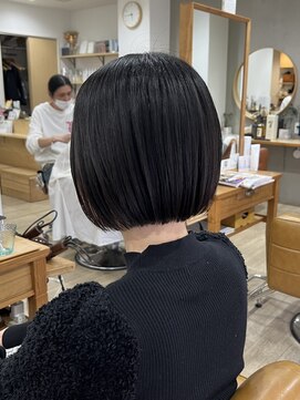 メアリー バイ メリー(marry by merry) 【立町メアリーバイメリー】まとまるボブ×オフブラック