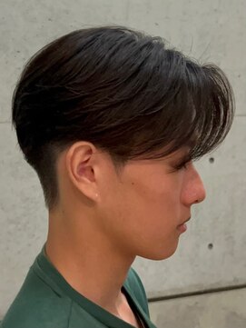 毛流れセンターパート