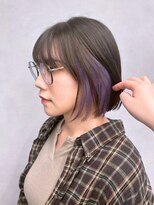 ジエクトクイン(The Ect Q'n) ハッシュボブ/インナーカラー/ミニマルボブ/ブリーチ/前髪カット