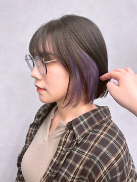 ジエクトクイン(The Ect Q'n) ハッシュボブ/インナーカラー/ミニマルボブ/ブリーチ/前髪カット