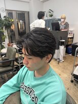 アロー 船橋店(AROH) MEN’S/リバースセンターパート/ニュアンスパーマ/船橋