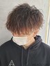 【MEN'Sシャドウパーマ】+カット ¥10500