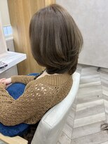 キラーナセンダイ(KiRANA SENDAI) 大人かわいいふんわりミディアム×柔らかオリーブベージュ