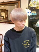 フェイバー 警固店(FAVOR) 透明感ミルクティーベージュ/メンズハイトーン/福岡/天神/警固