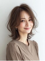 ハーツ 青山表参道店(Heart's) 白髪ぼかし脱白髪染め似合わせレイヤーカット40代50代60代