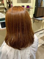 ヘア アンド ビューティ ビーズアモール 春日井神領店(Hair&Beauty B's amor)&nbsp;オレンジカラー