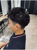 ツーブロックアップバングショートビジネスショート船橋駅保立