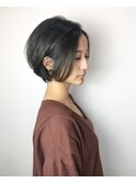 大人女子マットグレージュショートボブ【キャラ池袋/chara池袋】
