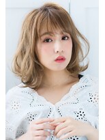 リル 7F 銀座(Rire)&nbsp;【Rire-リル銀座-】黄金バランスひし形シルエットエアリーボブ