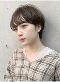 大人かわいいセシルカット＃前髪＃ココアブラウン