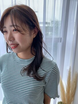 シェノン 武庫之荘(CHAINON) 髪質改善/グレージュカラー/黒髪/ココアベージュ/ボブウルフ