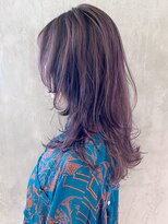 アイティー バイ アルバム 浦和店(IT by ALBUM) ラベンダーロング_フリンジウェーブセシルカット_ba302211