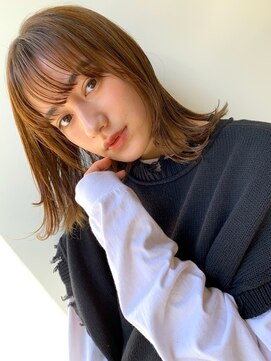 ガレージ バイ グリーン 原宿 表参道(Garage by green) 【loki】前髪×切りっぱなしボブ