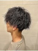 ツーブロック刈り上げ／ハードツイストスパイラル