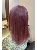 デザインカラー×ケアストレート[新宿/ヘッドスパ/白髪ぼかし]