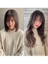 エクステ専門店あるじゃんすー 柏店 大人可愛いブラウン#シールエクステアースカラー＃韓国＃柏