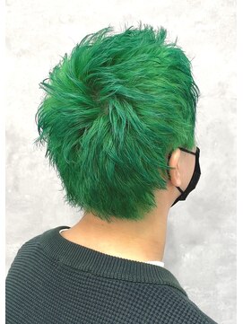 ラックスビー オオサカ  梅田茶屋町店(LUXBE OSAKA) メンズグリーン