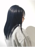 【ADDICT_YUKI】ブルーブラックロング