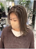 白髪を染めないハイライト脱白髪染め30代40代50代切りっぱなし
