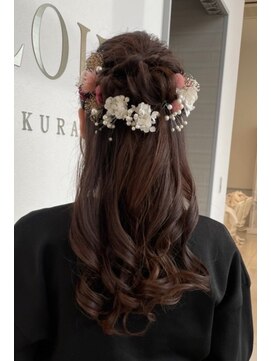 ヘアデザインロアール アリオ倉敷店(Hair Design Loire) ハーフアップ