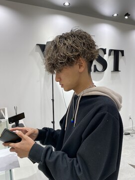 ウェスト(WEST) メンズ波巻きスパイラル