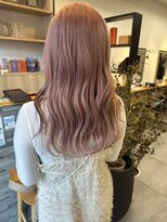 サンド 表参道(sand)&nbsp;表参道ブリーチダブルカラーピンクベージュ