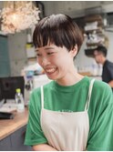 刈り上げマッシュショート【福岡パーマデジタルパーマ髪質改善】