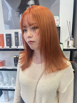 シオ ヘアー デザイン(Sio. hair design) ビビっとORANGEcolor