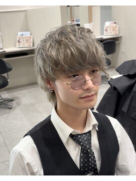 美ららジャパン(JAPAN) ゆるふわマッシュホワイトシルバー