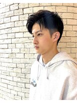マール(marl) 【marl.】メンズアップバングスタイル/アッシュブラック
