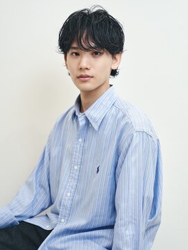 ピークアブー アヴェダ アトレ恵比寿(PEEK-A-BOO AVEDA) メンズショート/ニュアンスパーマ/前髪あり