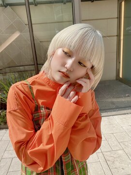 ピークアブー 表参道(PEEK-A-BOO) ハイトーンミディアムヘア