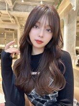 プアメリア 名古屋(Puamelia) 韓国艶髪ブリーチ無し透け感ベージュレイヤー