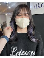 リコバイアフロート(riko by afloat)&nbsp;イヤリングカラー/ラベンダーカラー/レイヤーカット