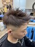 フェードカット＋シェービング＋眉カット ￥4500