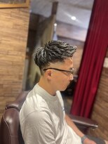 バルビエレ銀座(BARBIERE GINZA)&nbsp;フェード×ツーブロックスタイル