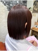 切りっぱなしボブ