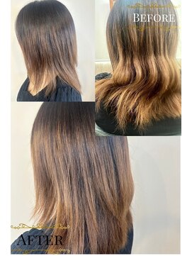 チェルモ 町田(CHELUMO) 風にサラサラとなびく髪へ縮毛矯正