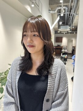 リル 茅ヶ崎(Liru:) 【Rina】マロンベージュ/黒髪/ボブルフ/茅ヶ崎