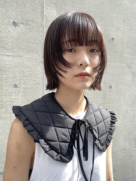 メゾンアクア 表参道(Maison ACQUA) ◎ミニボブ縮毛矯正髪質改善ストレート顔まわりレイヤーカット