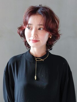 シオン(shion) メルティカラー似合わせカットウェーブミディアム_ba531791